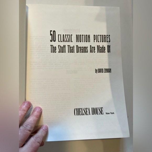 50 Classic Motion Pictures. By David Zinman. Hardcover 1983. - Picture 5 of 7